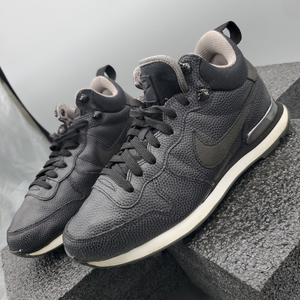 Nike Internationalist Mid Leather Black 859549-001 Women's 7 Trainers Shoes